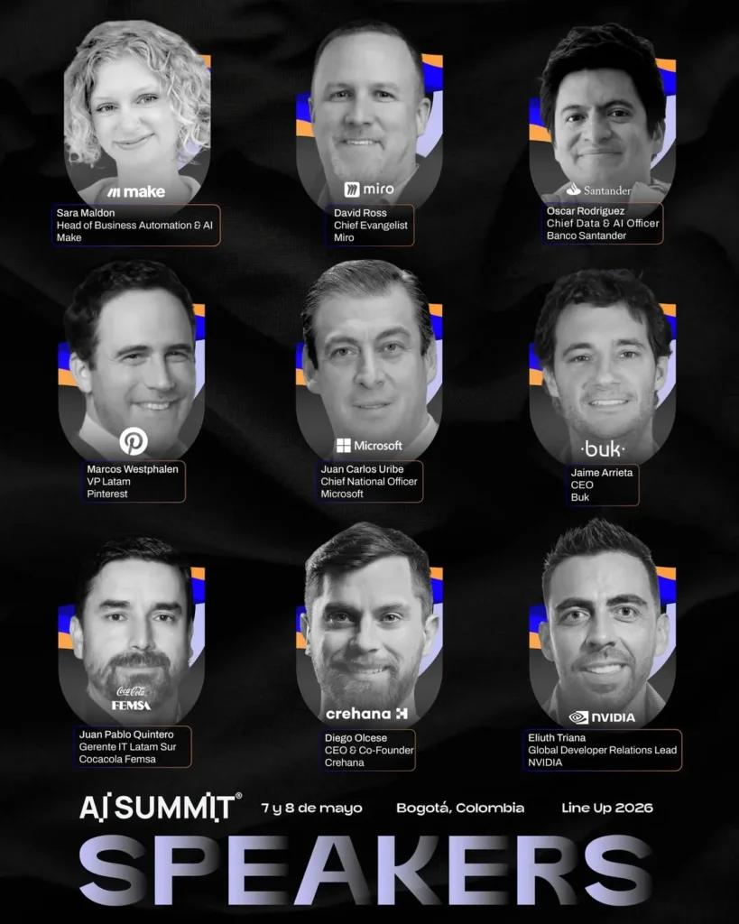 El AI Summit Colombia llega a Bogotá este 7 y 8 de mayo, el encuentro ...
